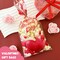 Wrapables Valentines Cellophane Treat Bags With Twist Ties for Candy, Cookies, Treats, Gifts and Party Favors (100pcs), Happy Valentines